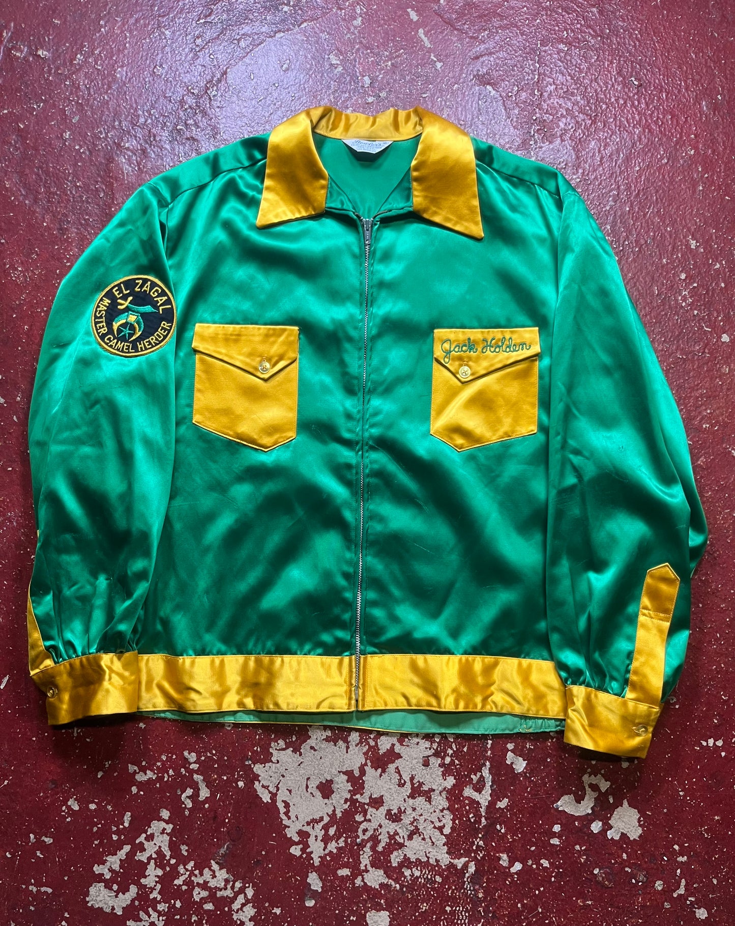 50s Gabardine El Zagal Bowling Jacket