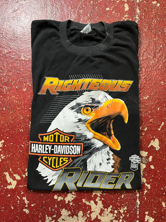 80s Harley Davidson “Righteous Rider” Tee