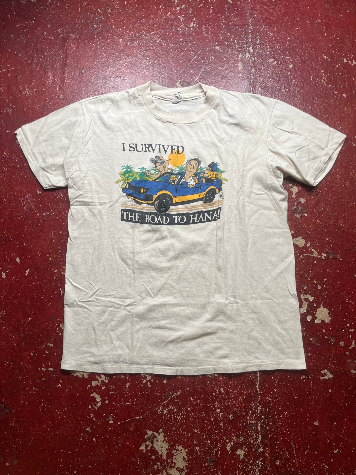 80s Survived The Road To Hana Tee