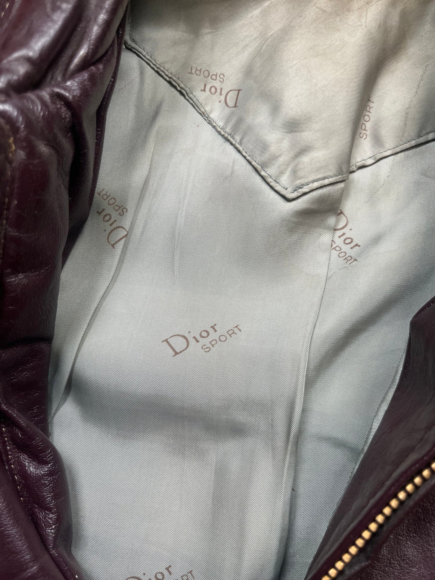 70s/80s Christian Dior Cafe Racer Leather Jacket