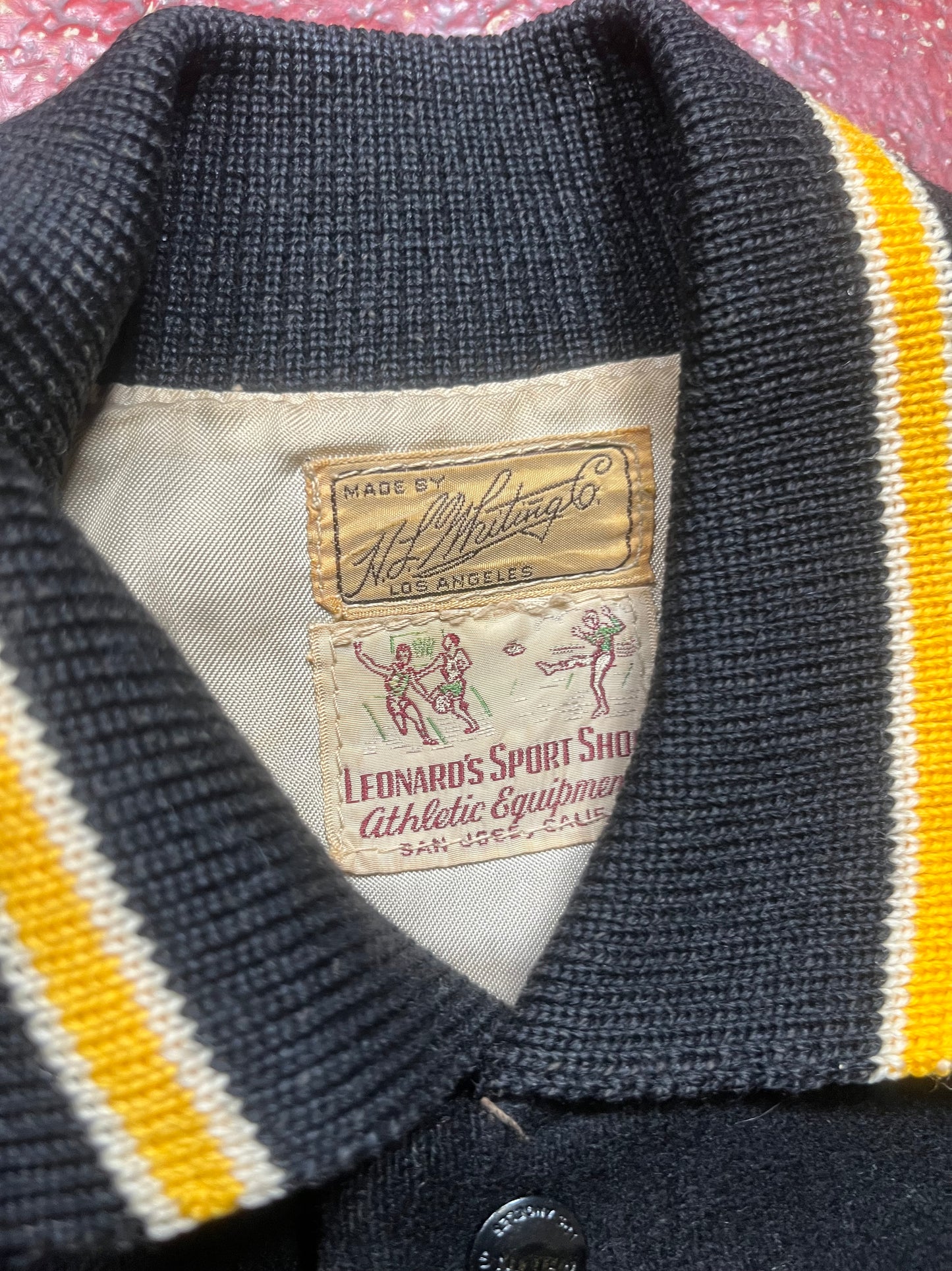 40s/50s N.L. Whiting Varsity Jacket