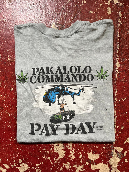 80s Weed Pakalolo Commando Tee