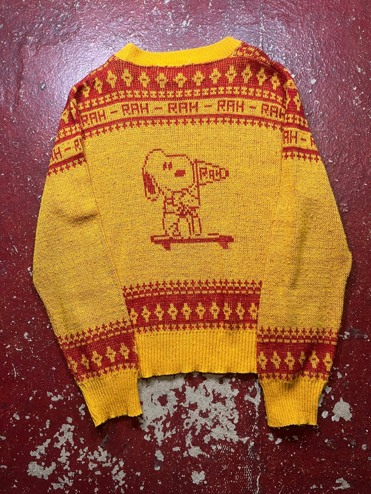 70s Snoopy Knit Sweater