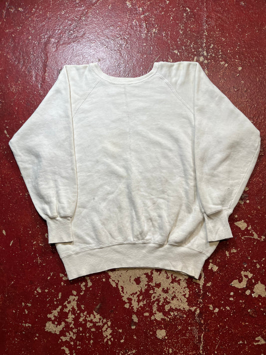50s/60s White Crewneck