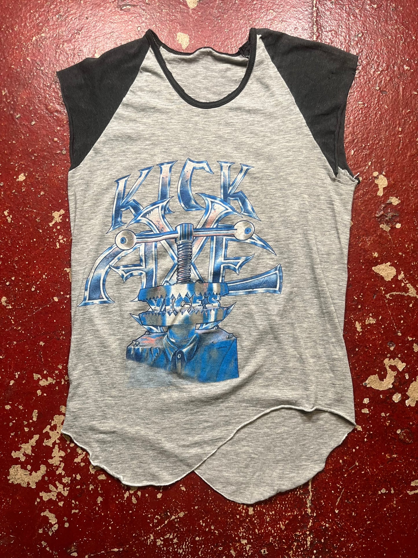 1984 Kick Axe Cut Off Shirt