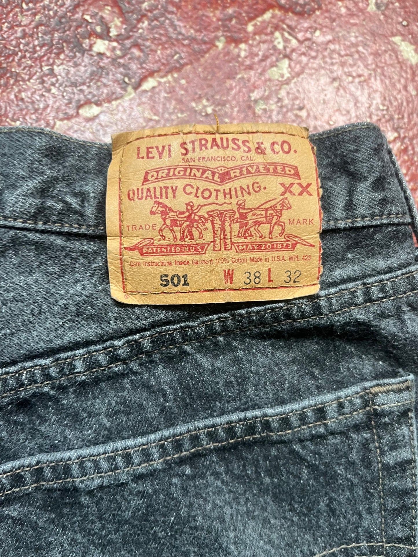 90s Levi’s 501s Black Jeans