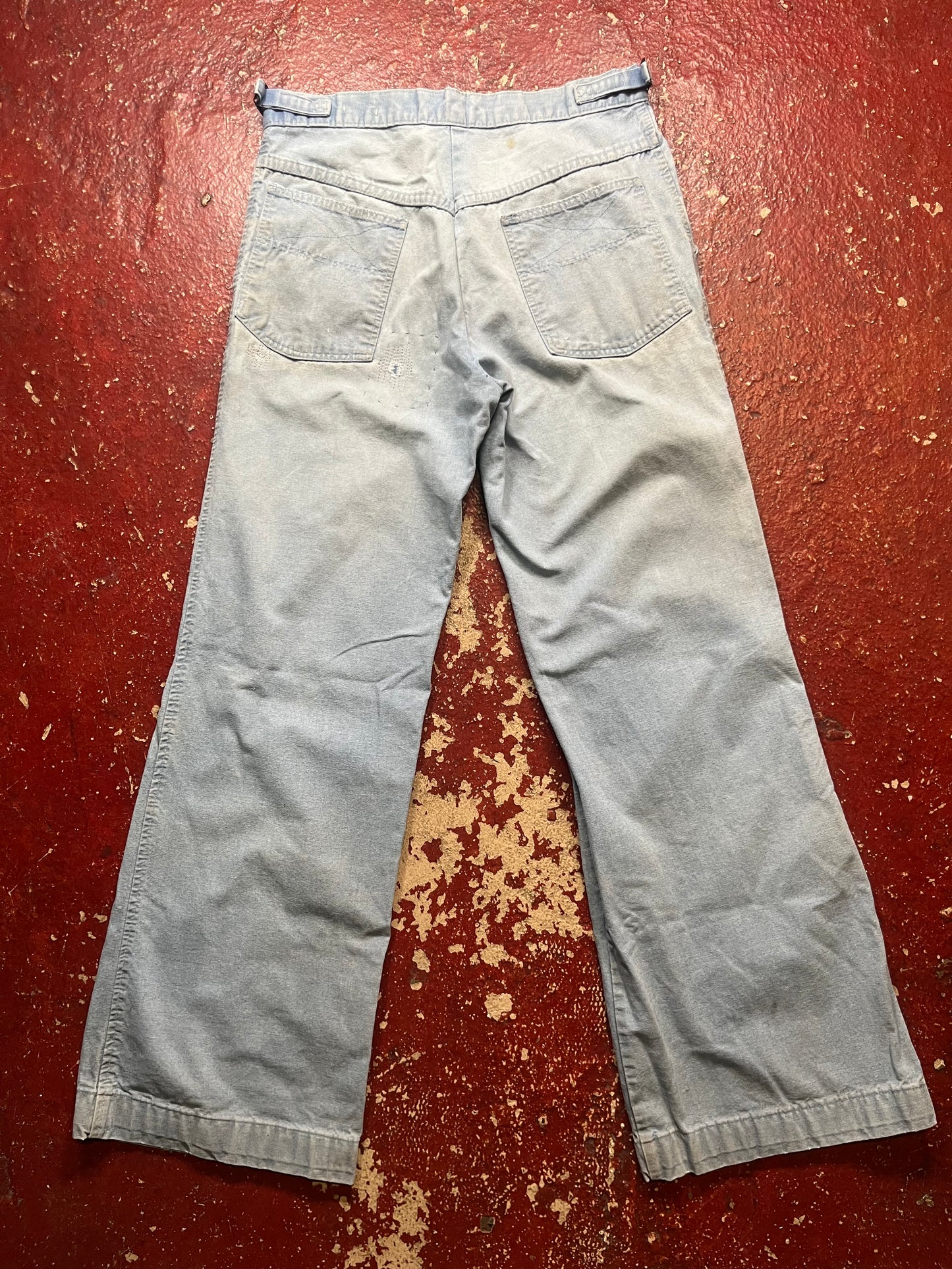 70s Side Buckle Jeans