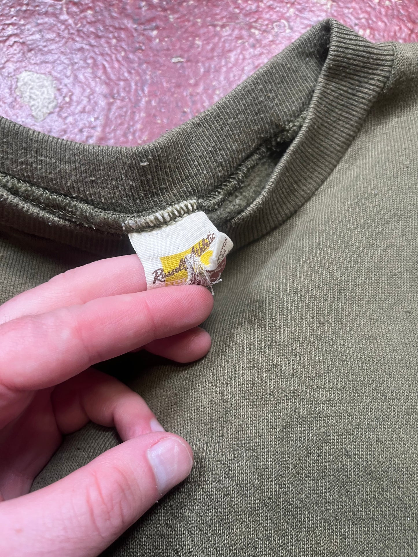 70s Russell Green Crewneck