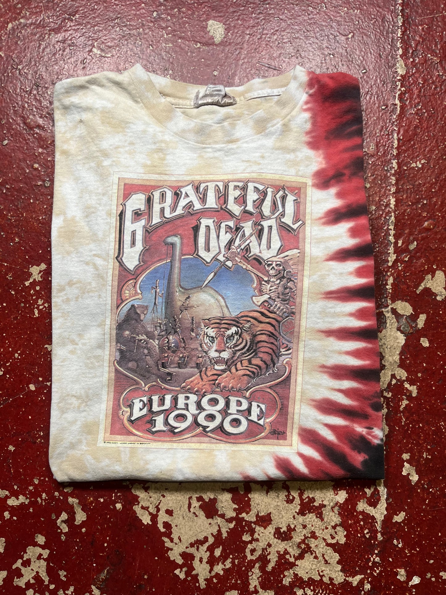 1990 Grateful Dead Europe Tee