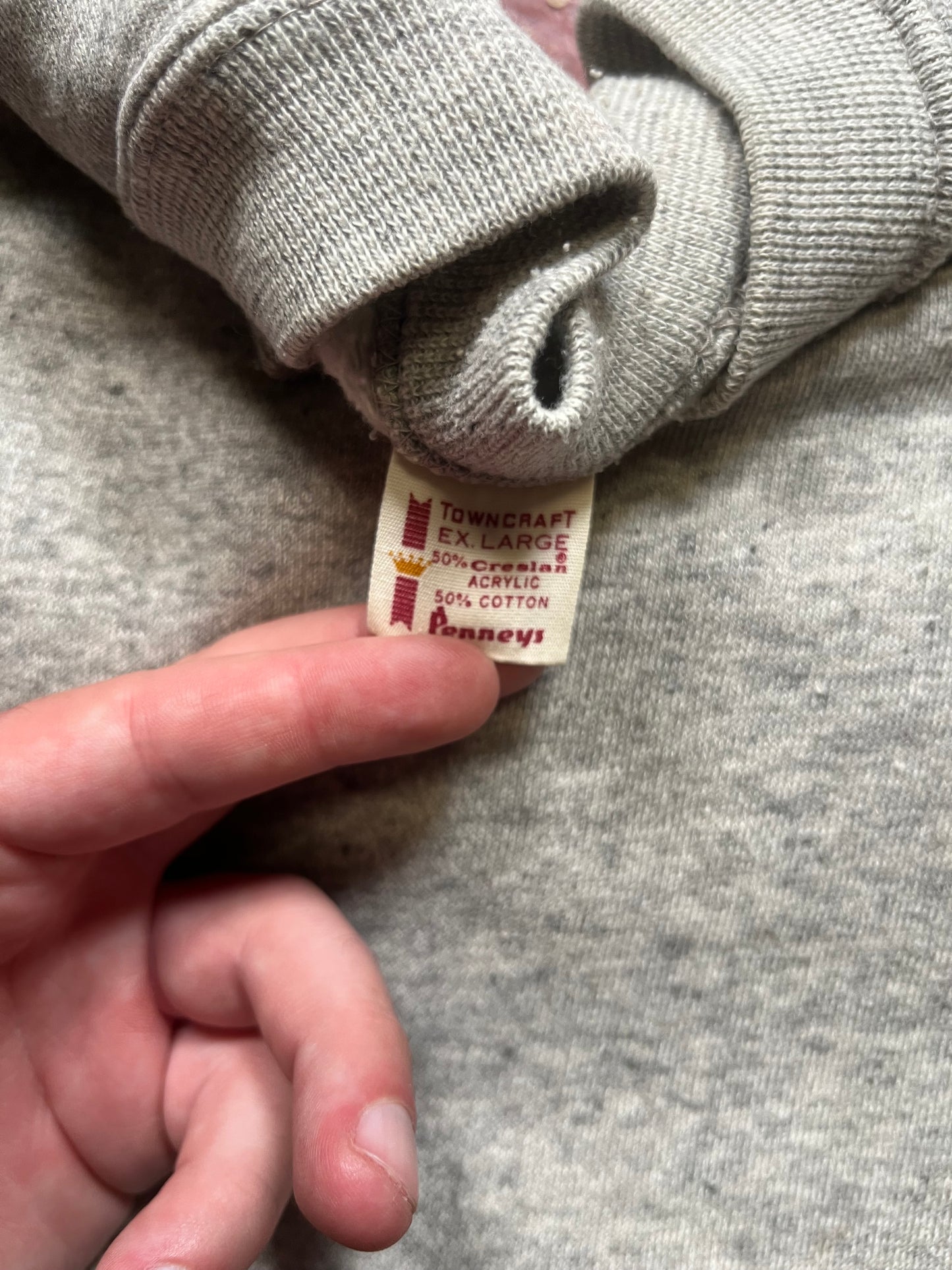 60s/70s Pennys Towncraft Grey Crewneck