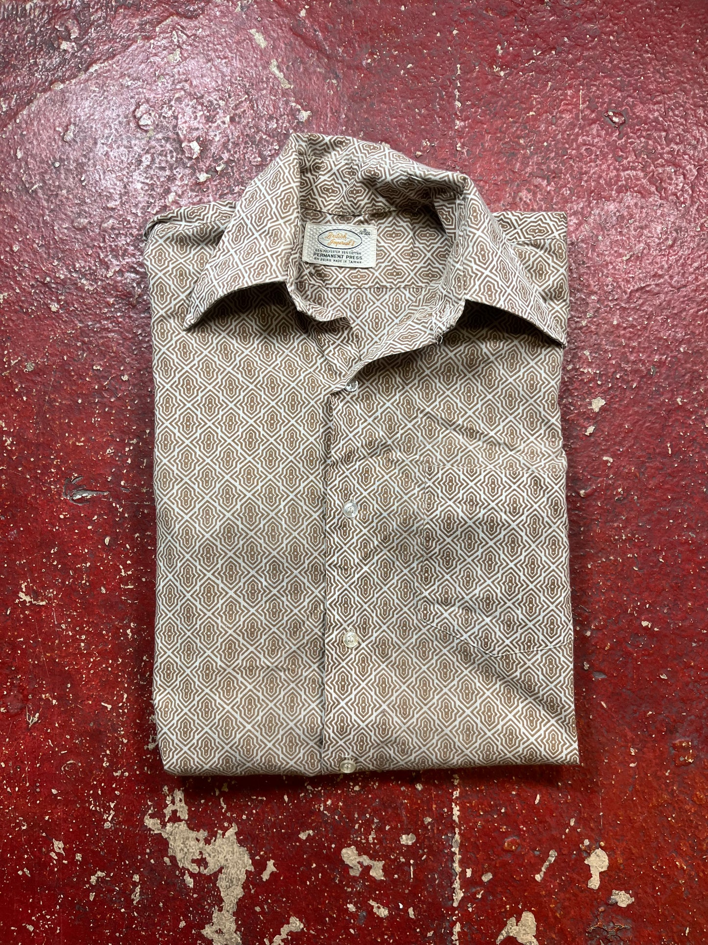 70s British Imperial Short Sleeve Shirt