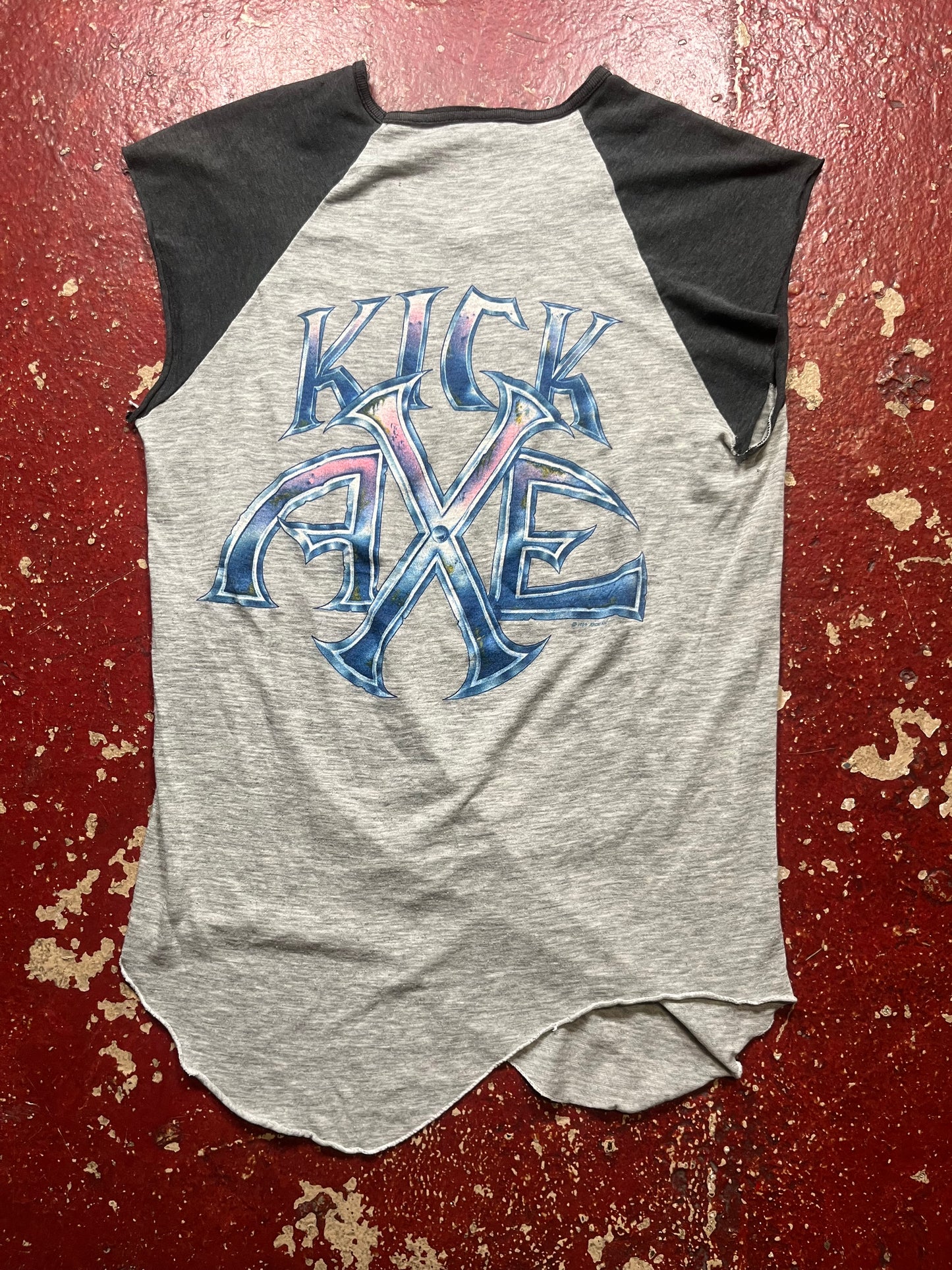 1984 Kick Axe Cut Off Shirt