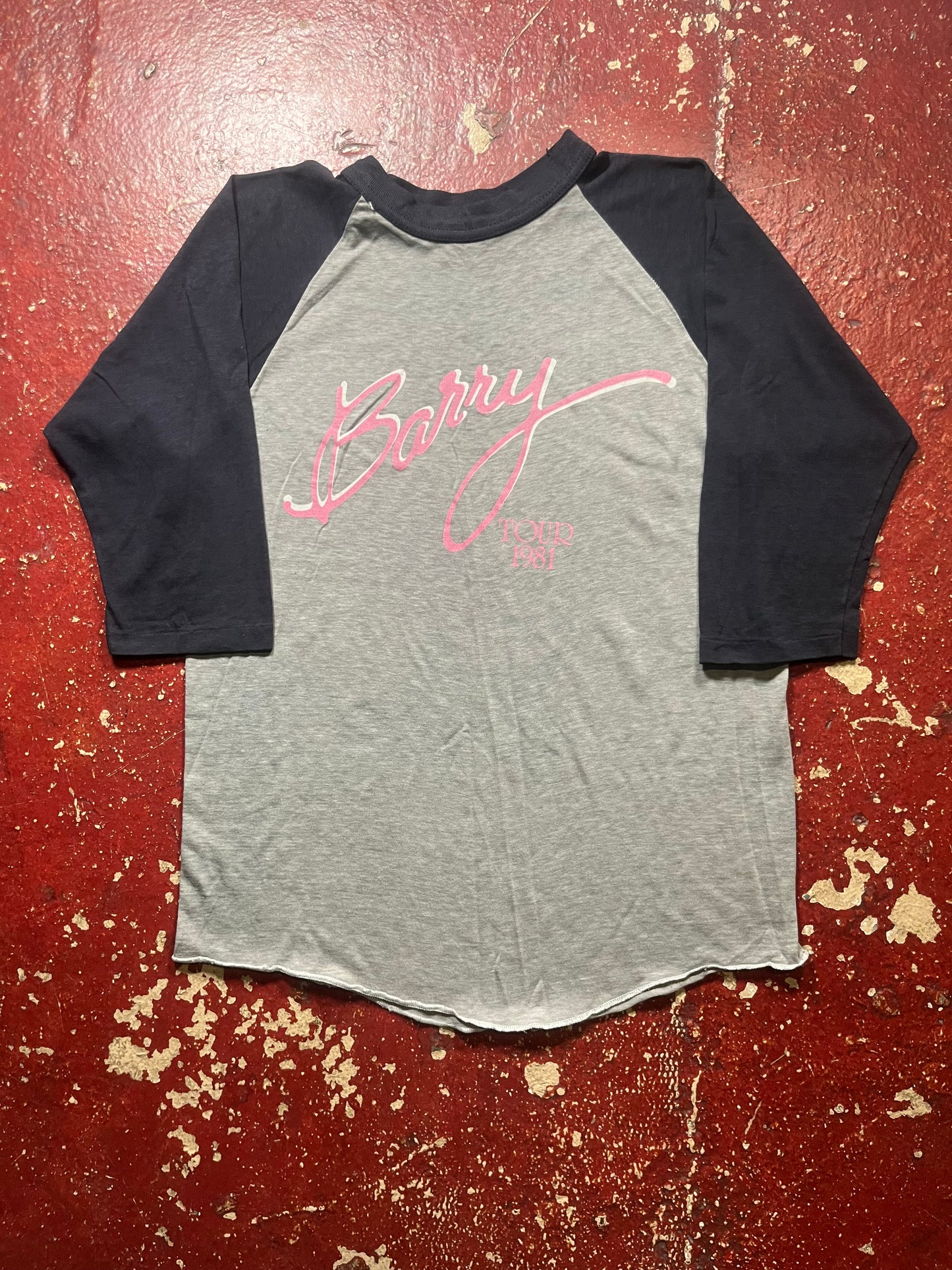 1981 Barry Manilow Quarter Sleeve Shirt