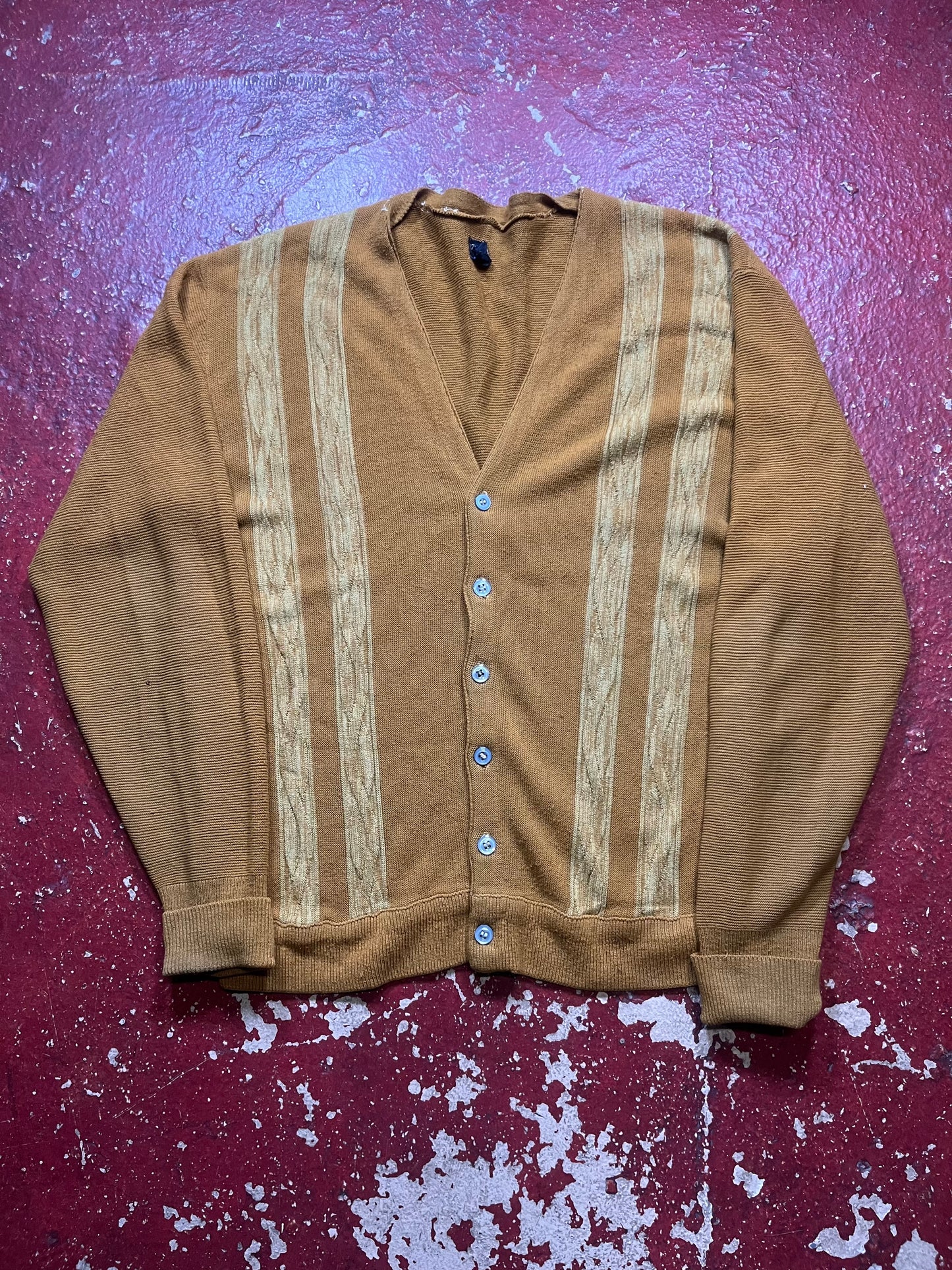 60s Yellow Cardigan