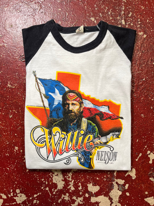 1984 Willie Nelson Quarter Sleeve Shirt