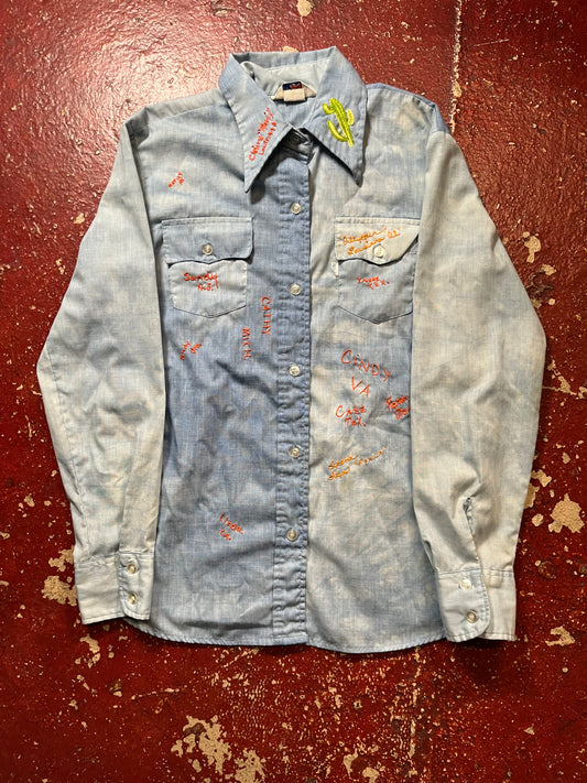 70s Levi’s Signature Chambray Long Sleeve Shirt