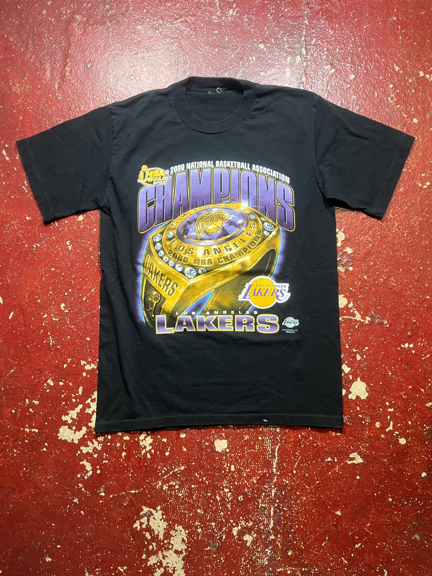 2000 Los Angeles Lakers Ring Tee