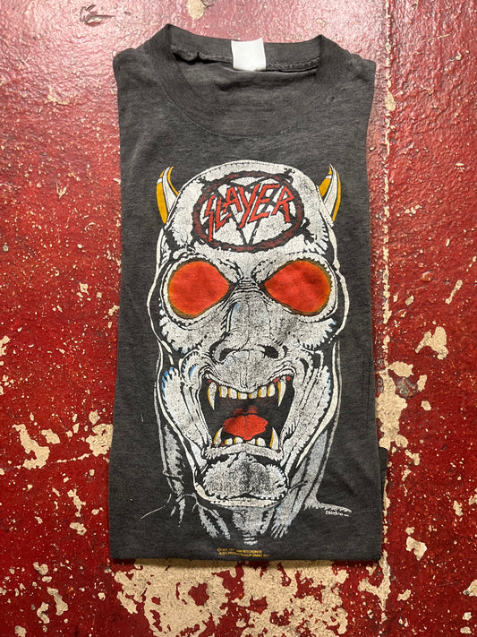 1987 Slayer “Criminally Insane” Tee