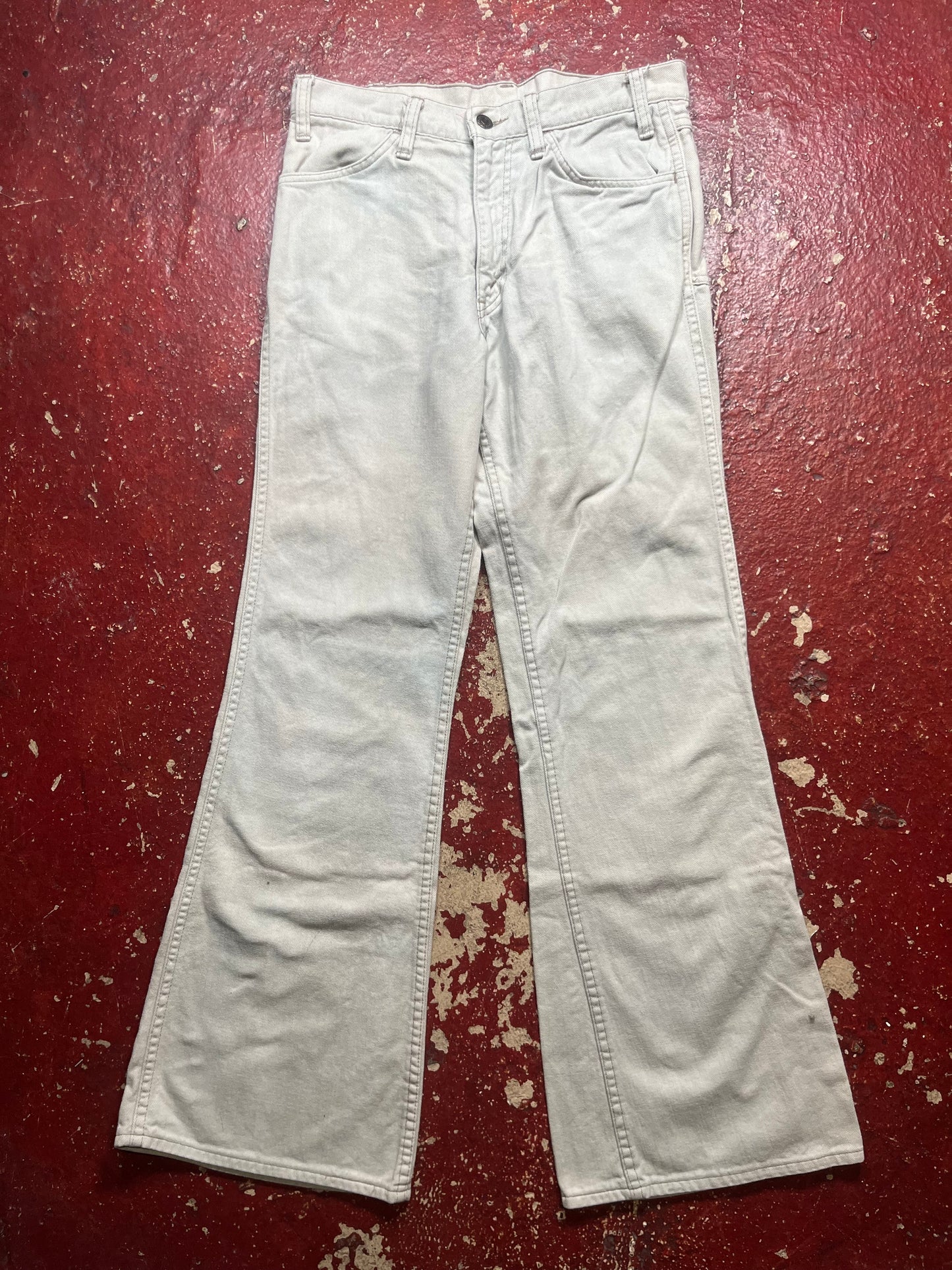 70s Levis Grey Bell Bottom Jeans