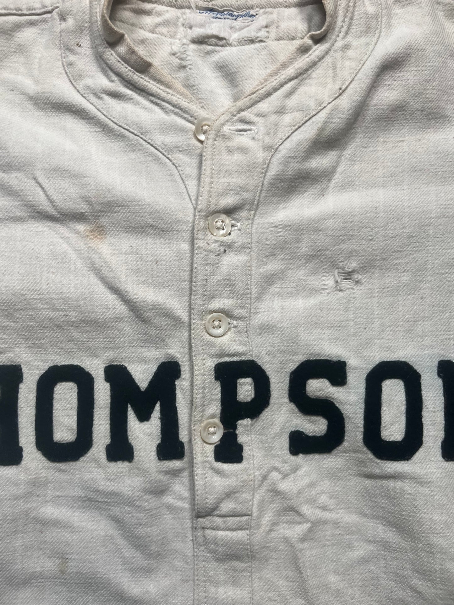 1910s Spalding Thompson Baseball Jersey