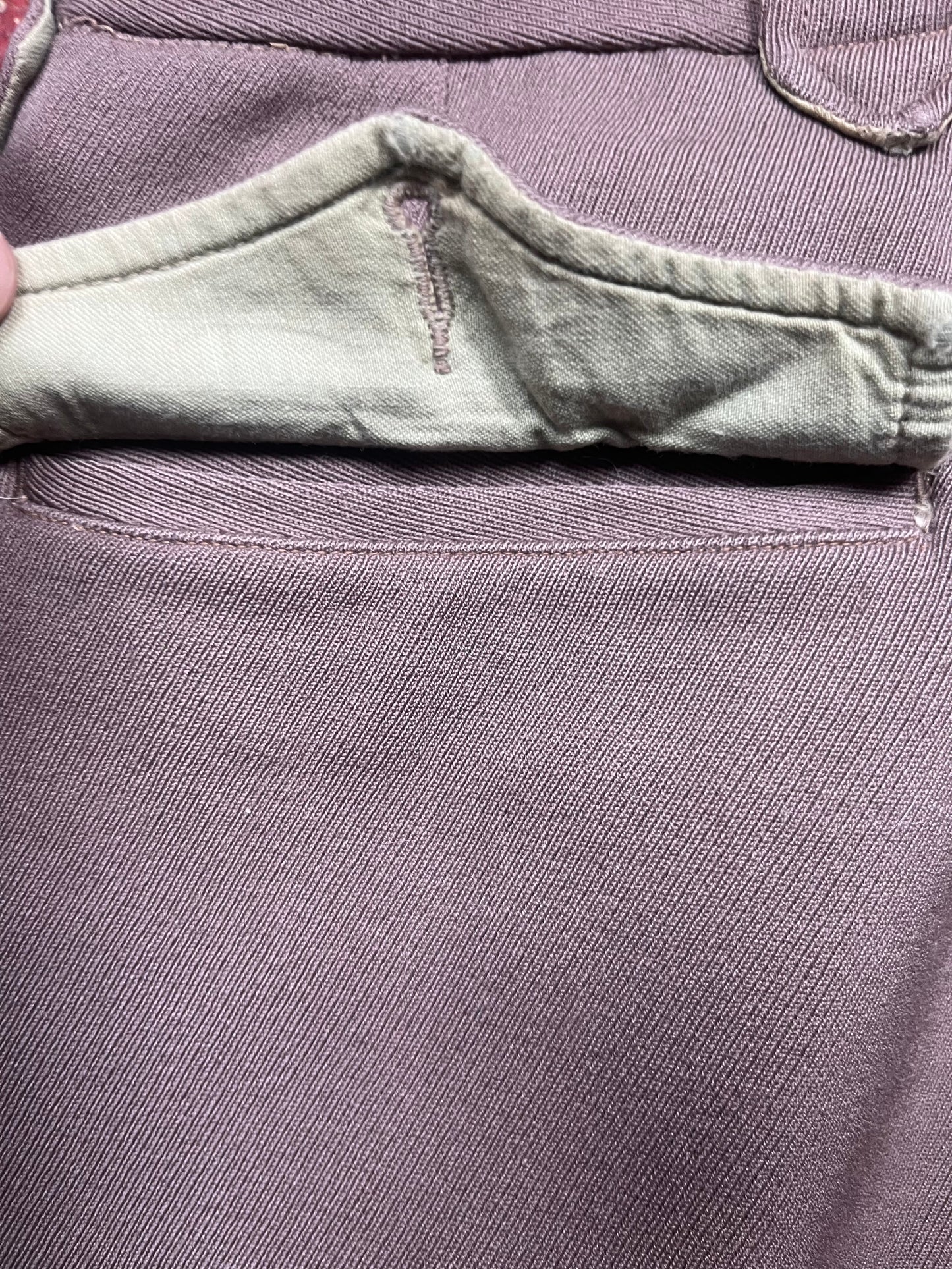 50s Saddle Sturdy Western Gabardine Pants