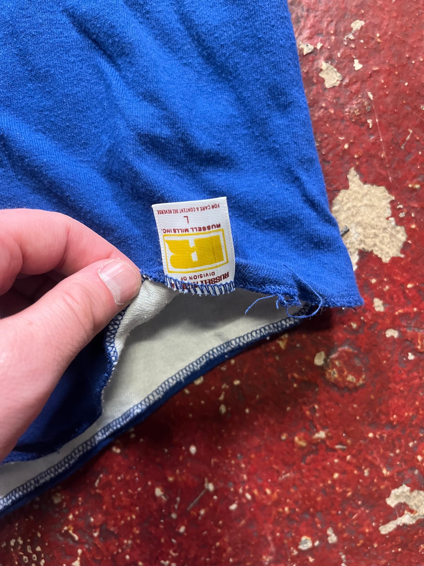 70s Russell Blue Double Face Tee