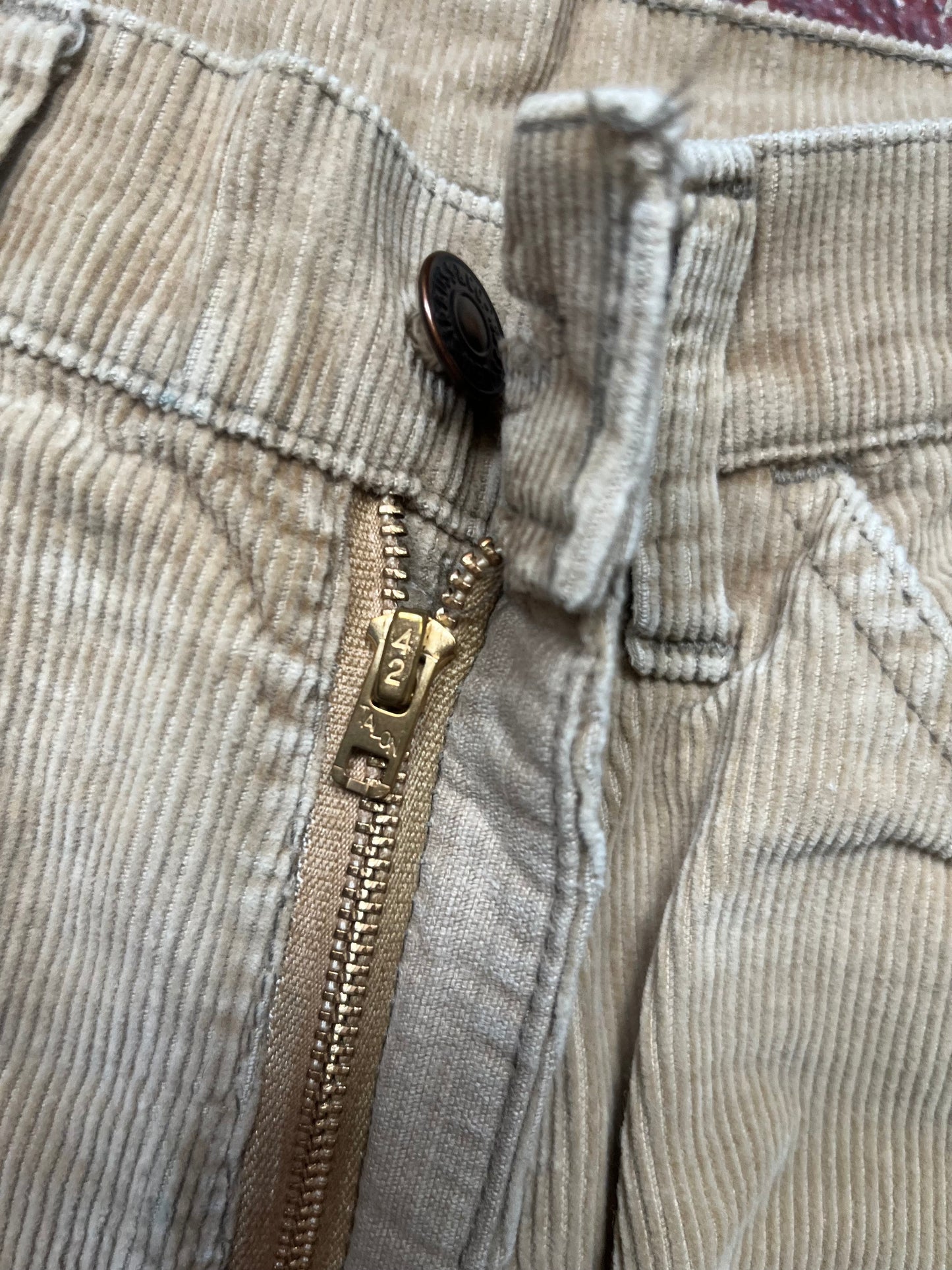 70s Levis Tan Corduroy Pants
