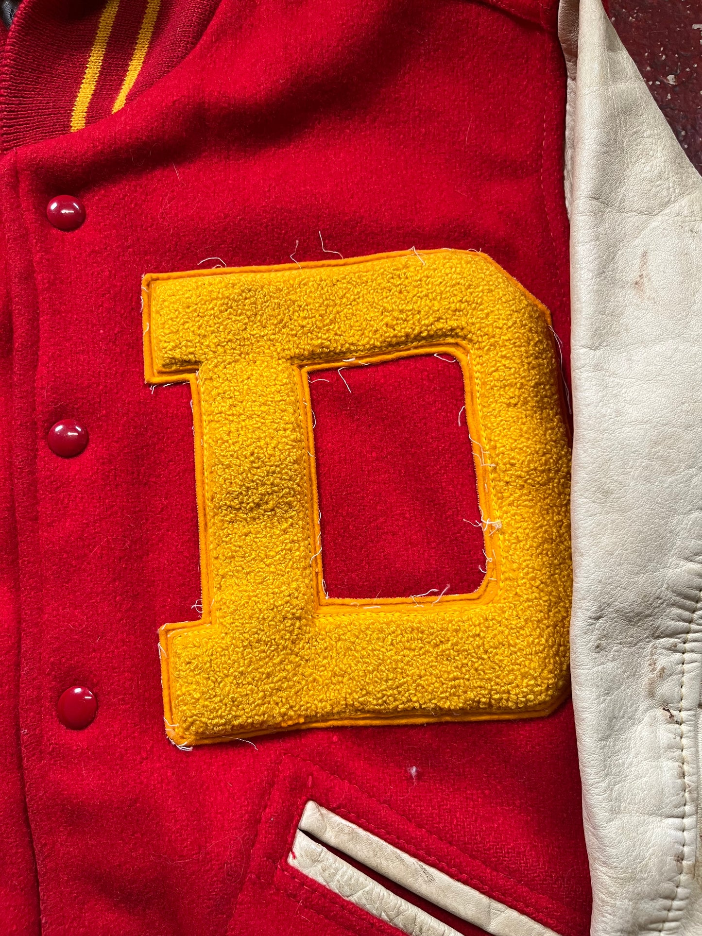 50s Lowe & Campbell D Letterman Jacket