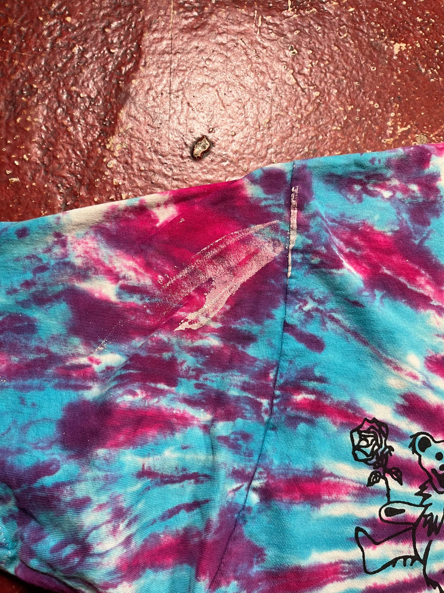 80s/90s Grateful Dead Bears Tye Dye Tee