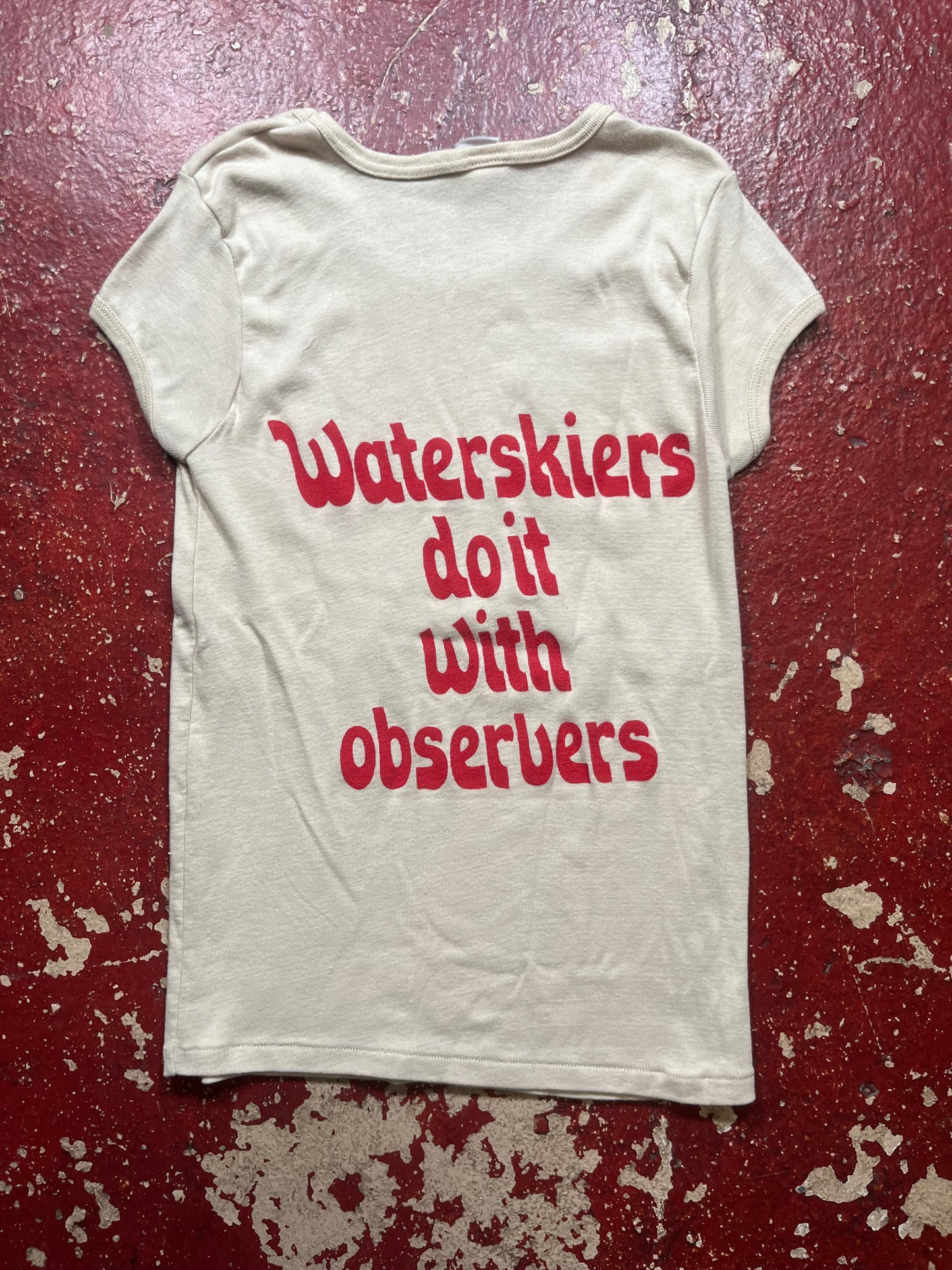70s/80s Pro Am “Waterskiers Do It With Observers” Tee
