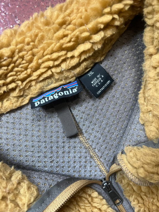 00s Patagonia Deep Pile Gold Jacket