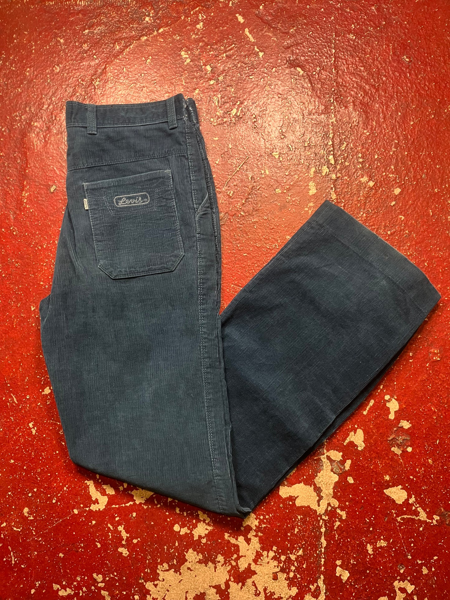70s Levis Blue Corduroy Pants