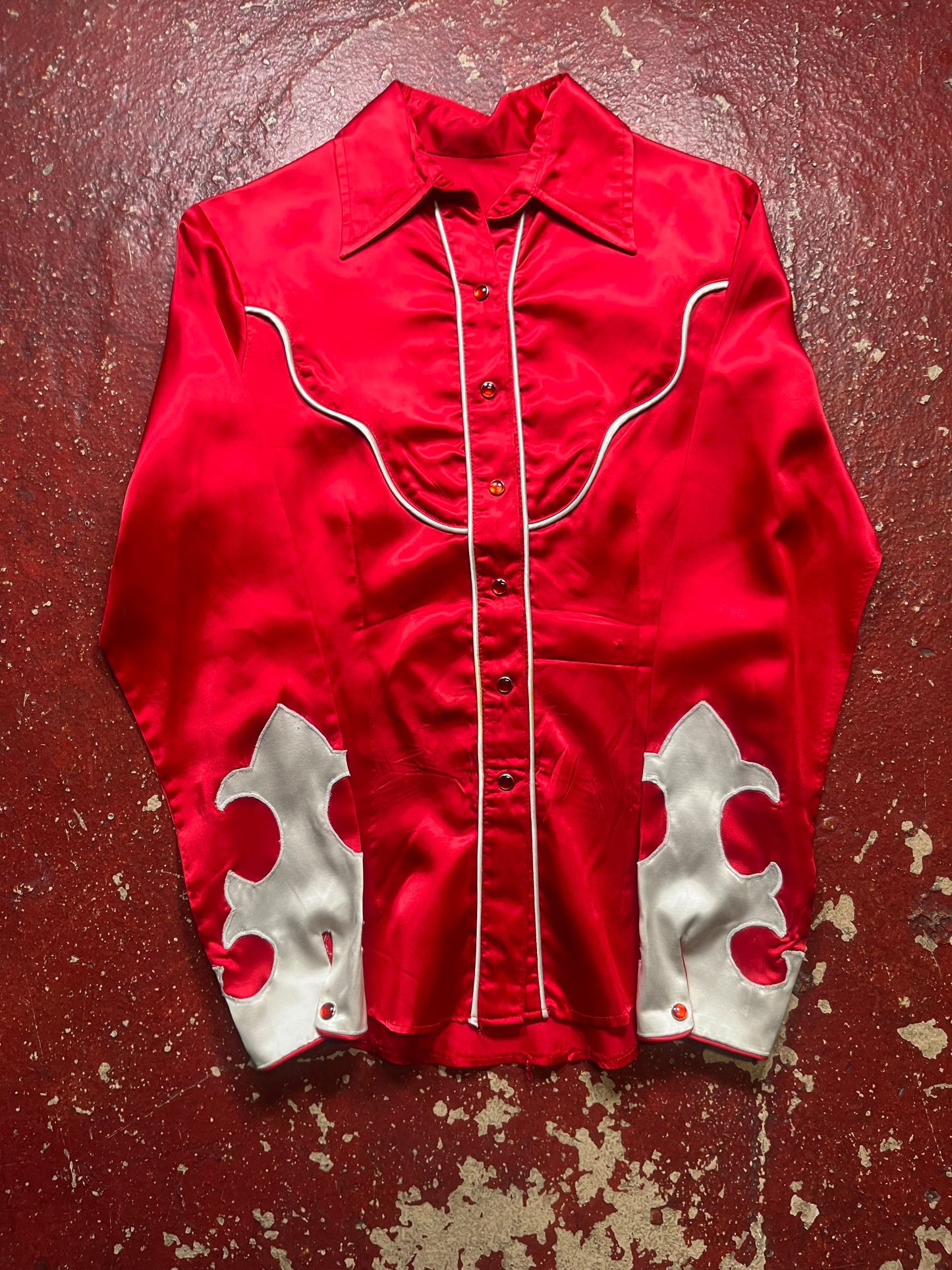 50s Red Western Shirt