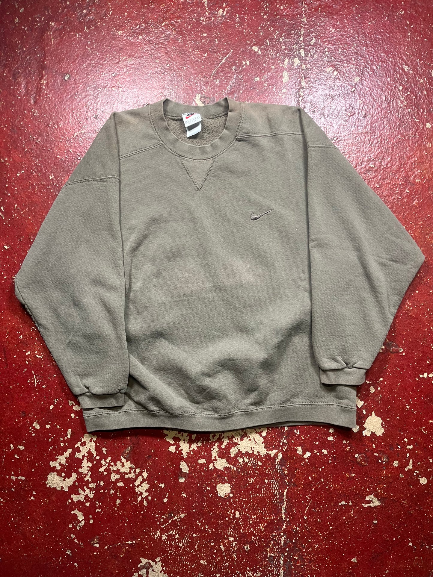 90s Nike Brown Crewneck