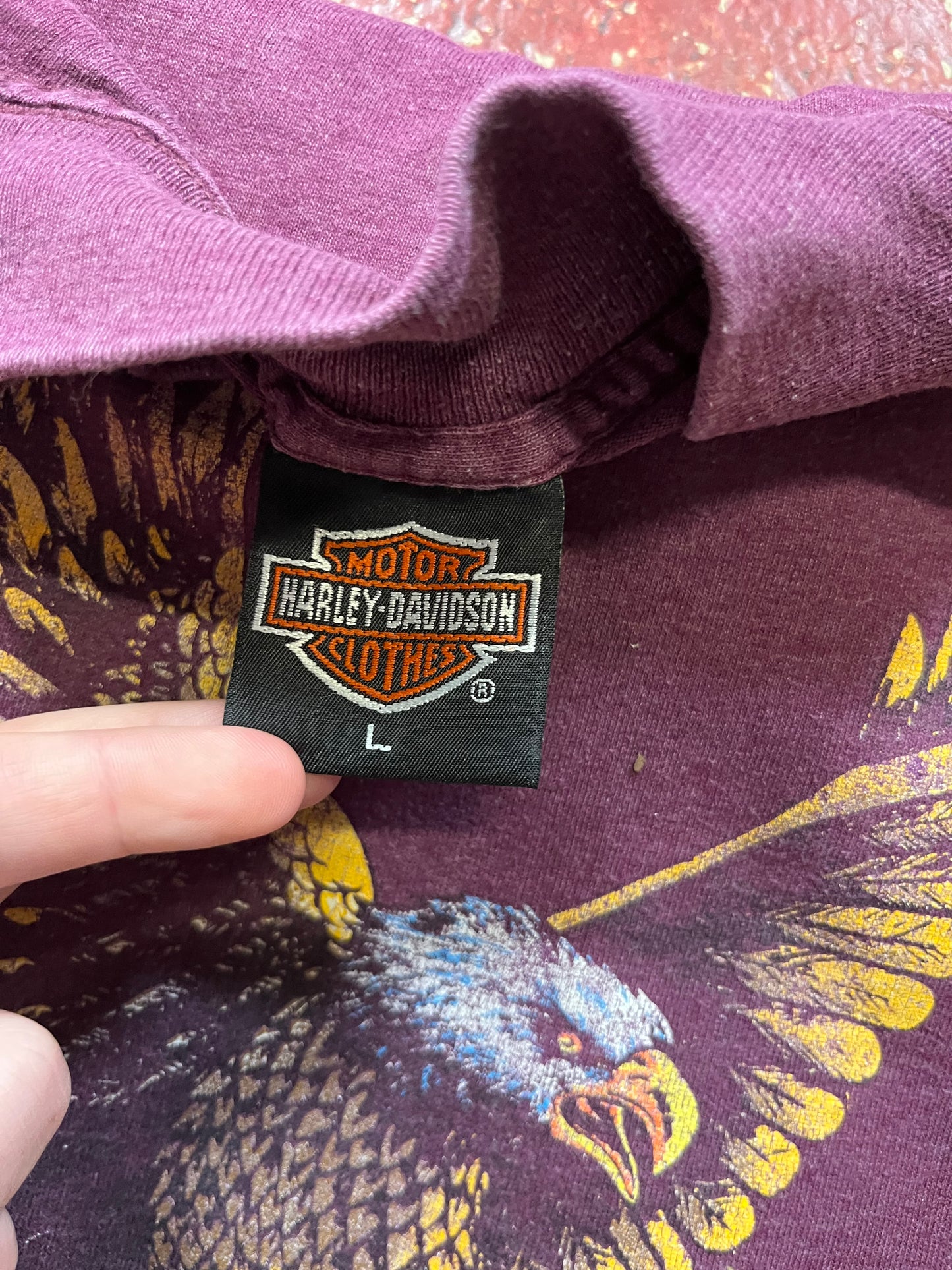 90s Harley Davidson “Ride With Pride” Long Sleeve Shirt