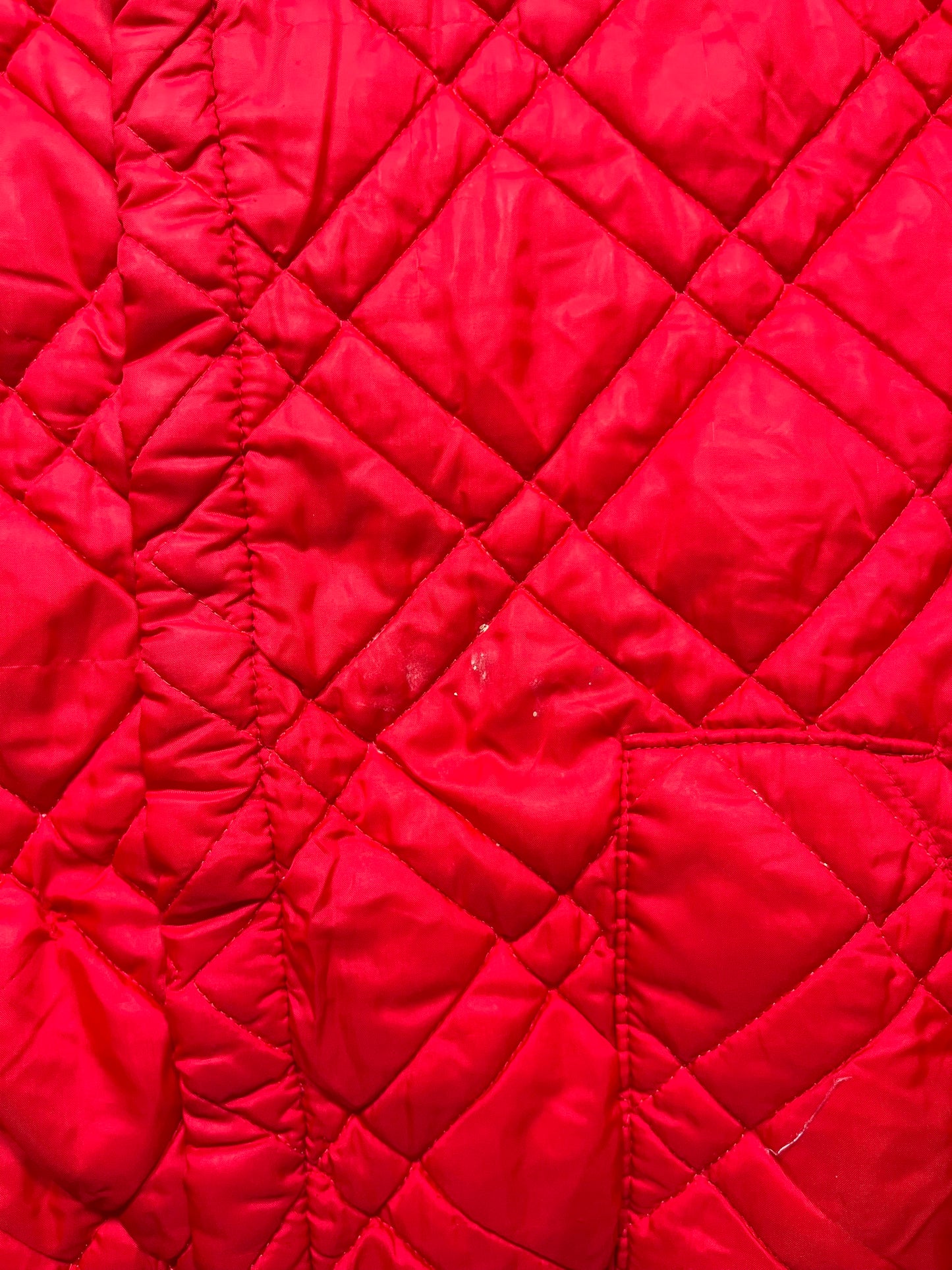 50s Red Quilted Jacket