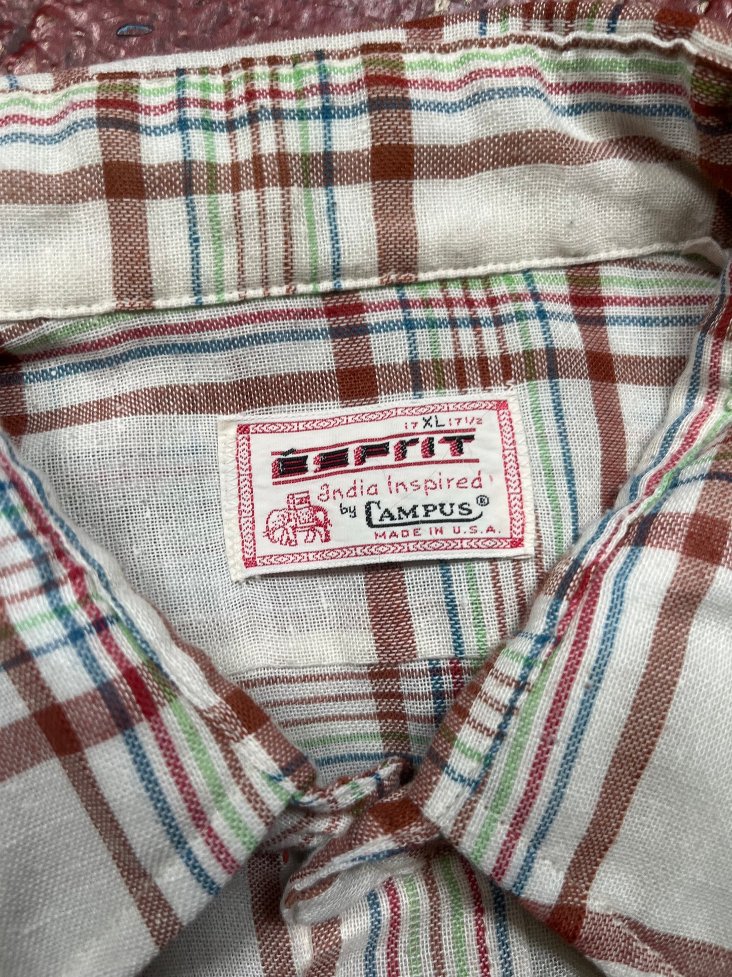 60s/70s Campus “Esprit” Long Sleeve Shirt