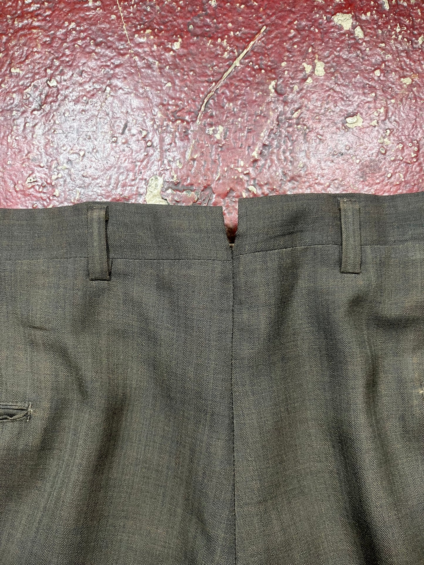 50s Split Back Brown Pants