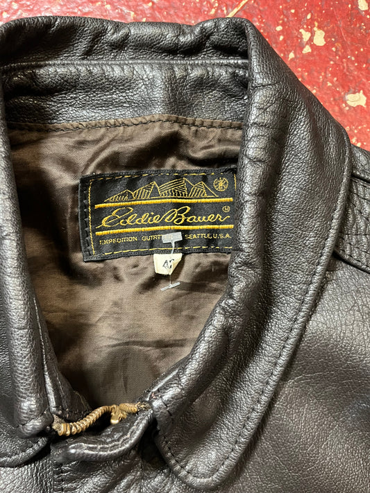70s Eddie Bauer Leather Jacket