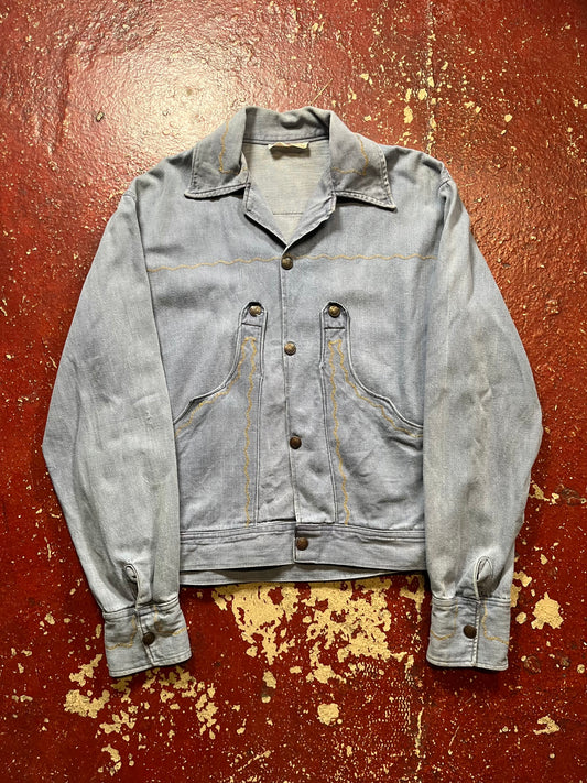 60s Mushroom Button Up Jacket