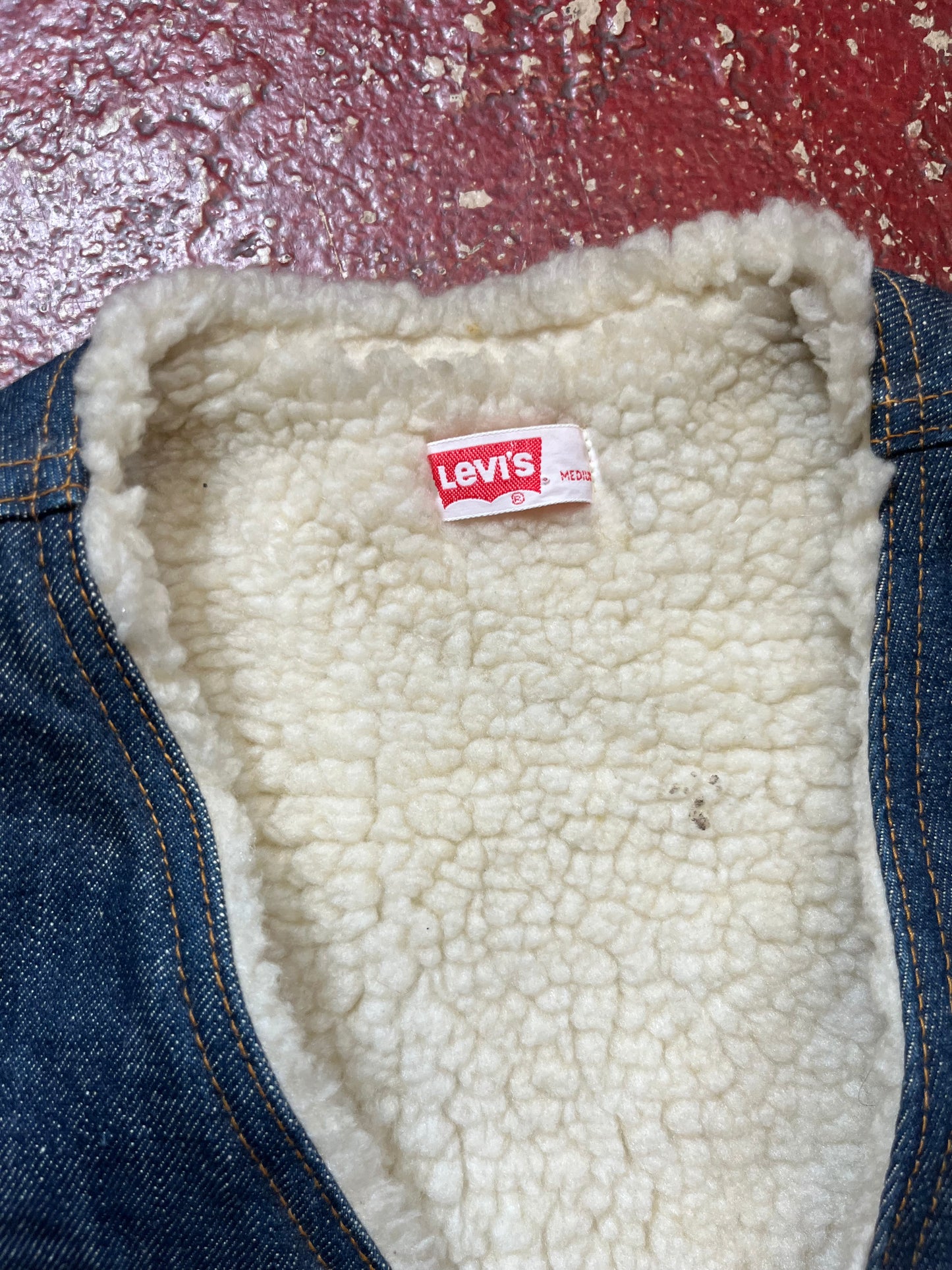 70s Levi’s Sherpa Denim Vest