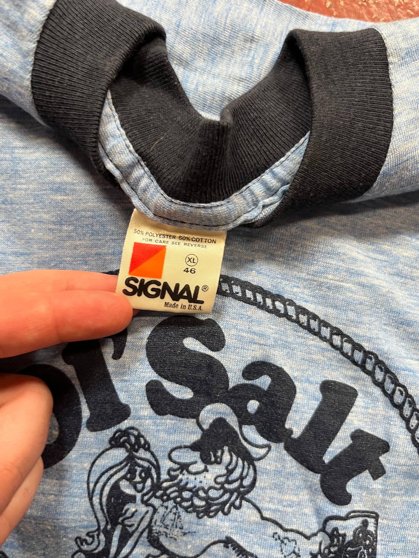 80s Ol Salt Windjammer Ringer Tee