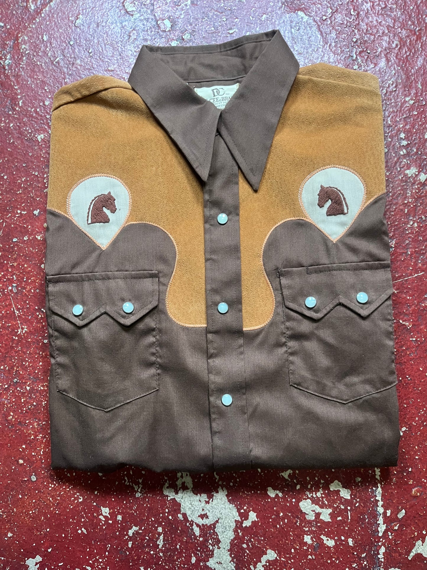 70s Dee Cee Sawtooth Western Shirt