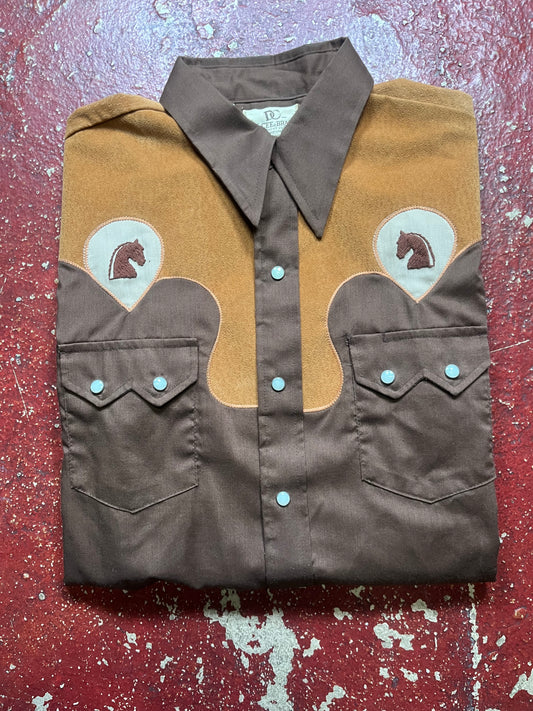 70s Dee Cee Sawtooth Western Shirt