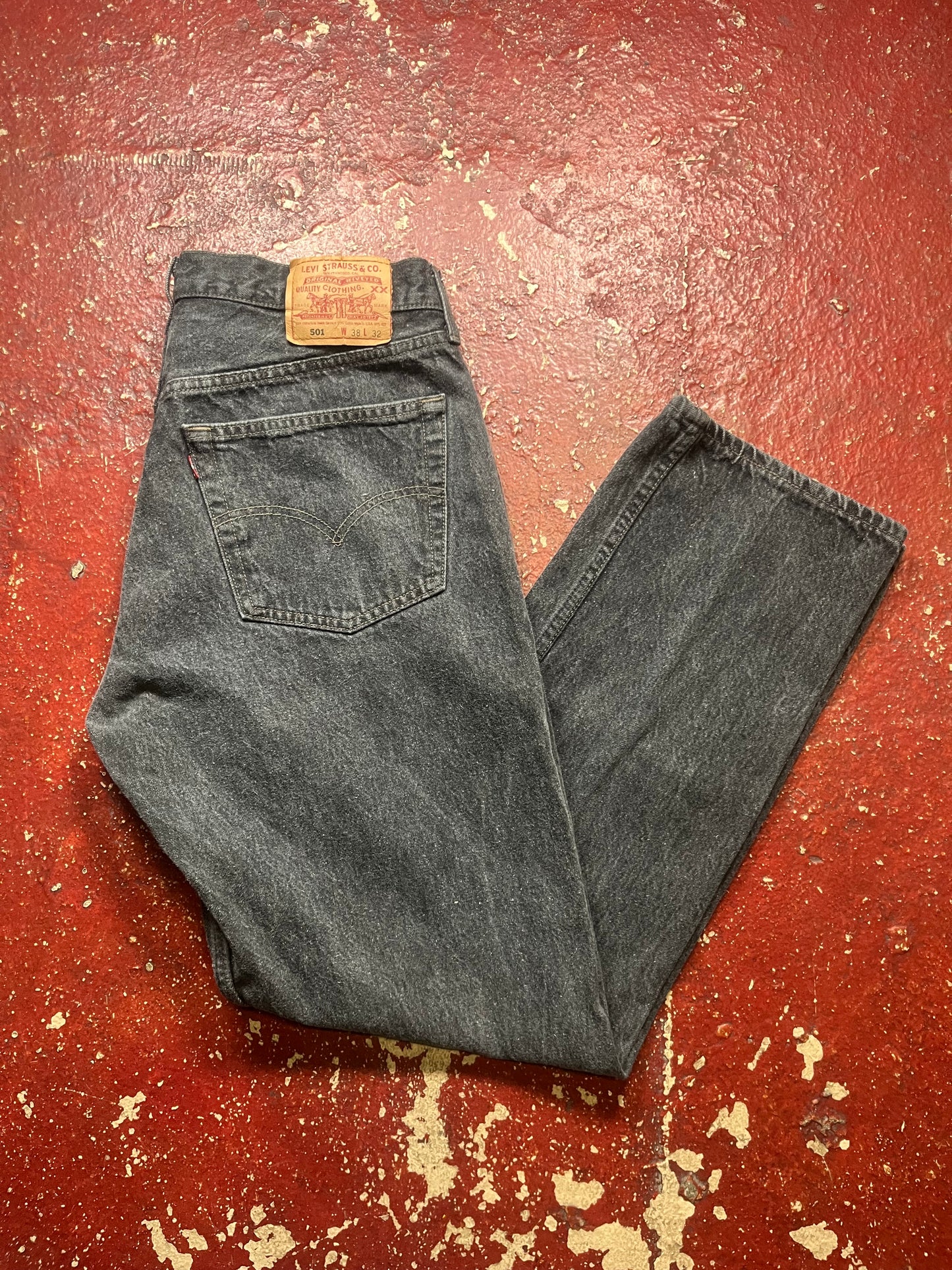 90s Levi’s 501s Black Jeans