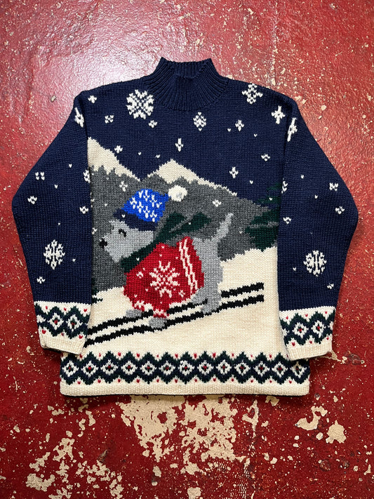 90s Ralph Lauren Skiing Knit Sweater