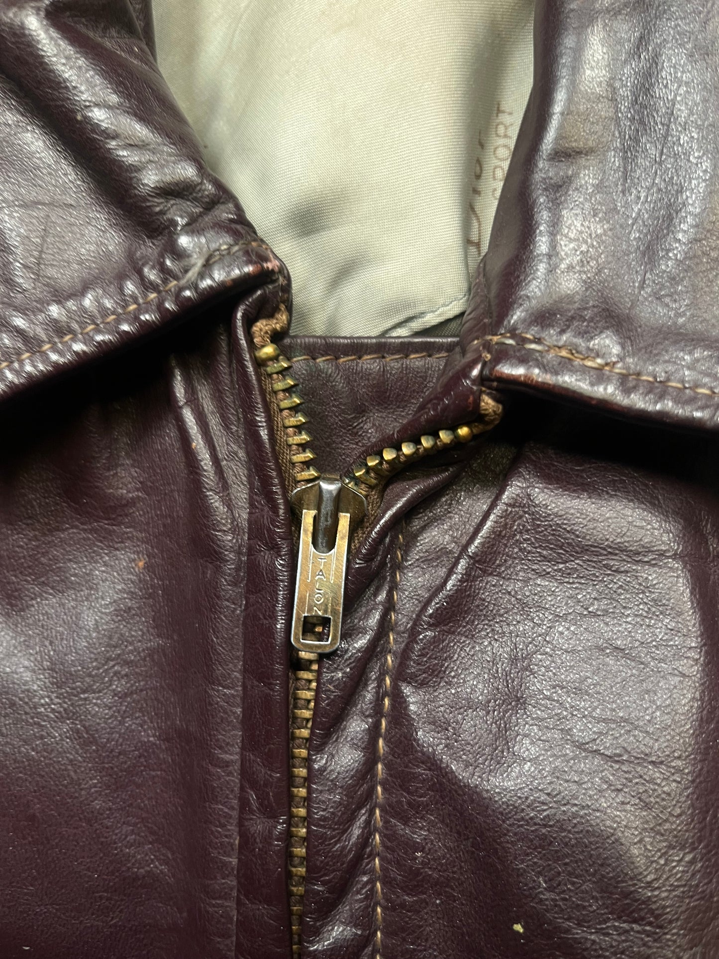 70s/80s Christian Dior Cafe Racer Leather Jacket