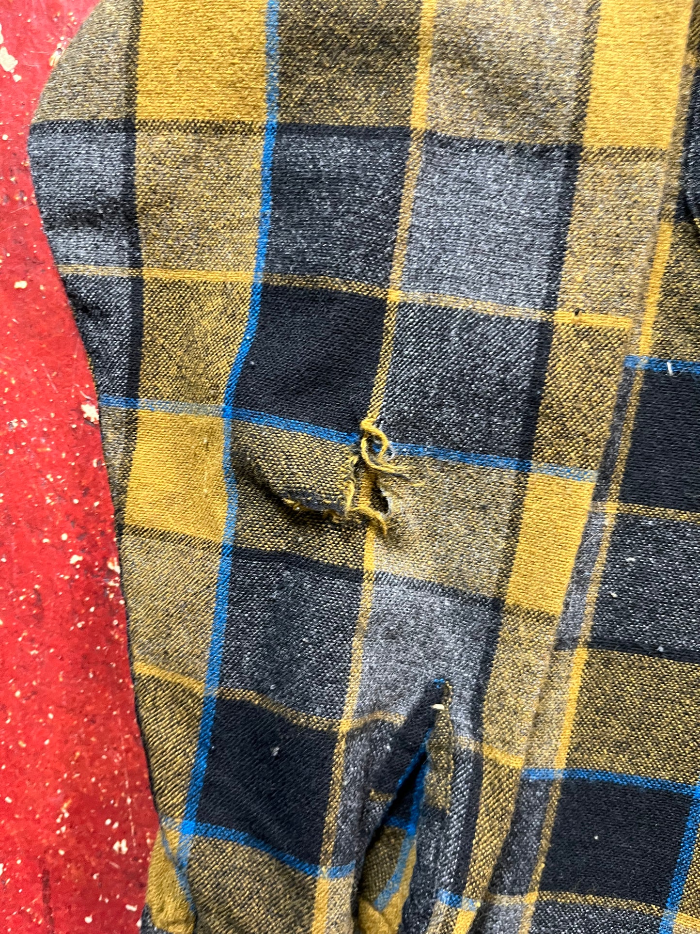 50s/60s Green & Black Loop Collar Board Shirt
