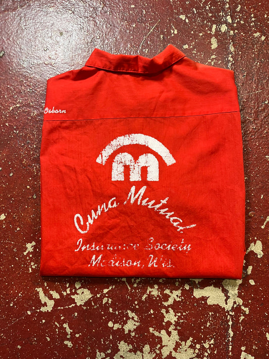 70s Cuna Mutual Bowling Shirt