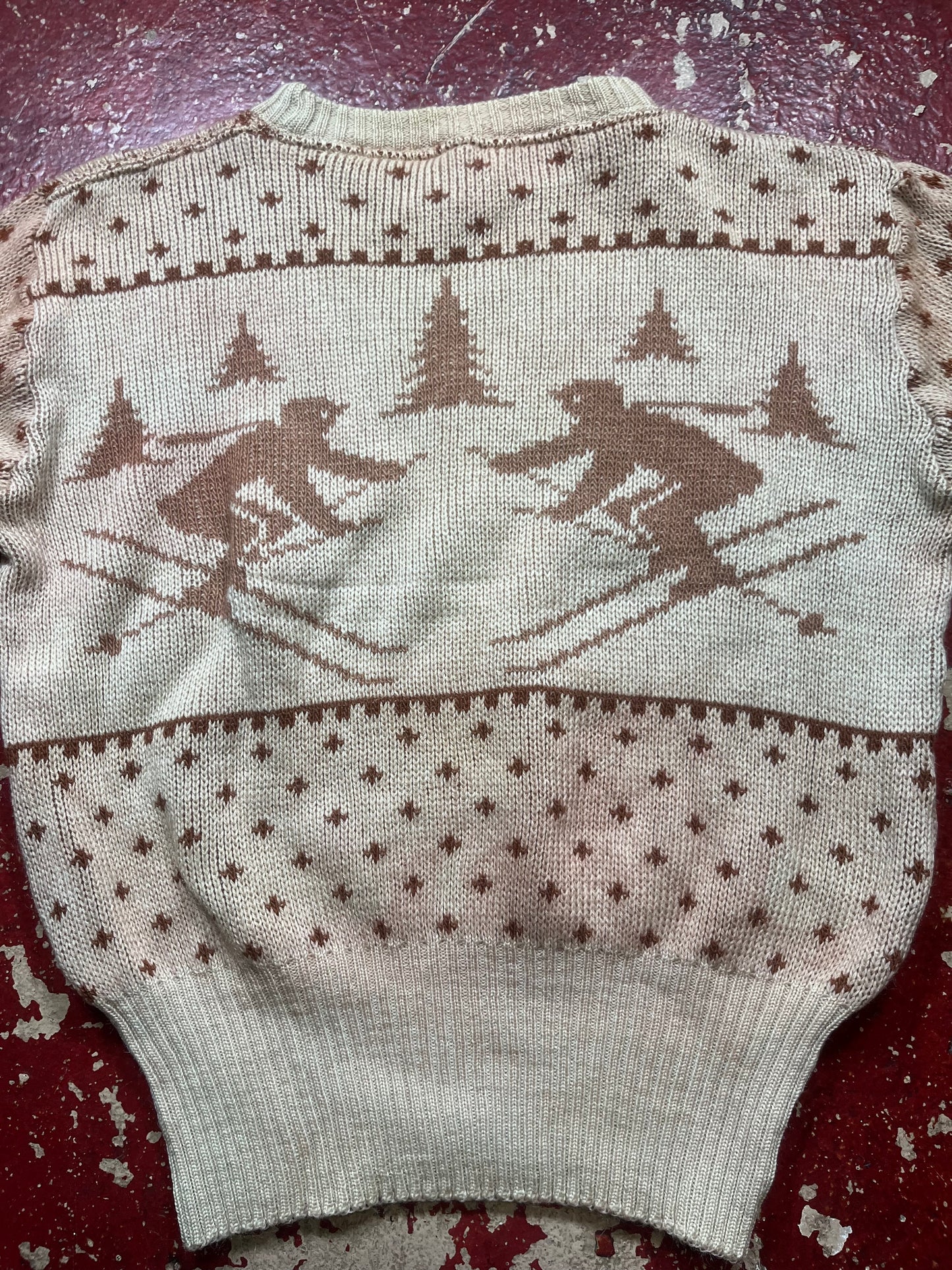 40s/50s Jersild Skiing Wool Sweater